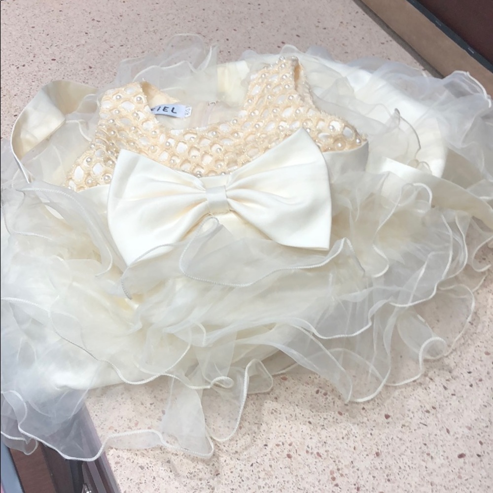 Adorable little girls elegant dress